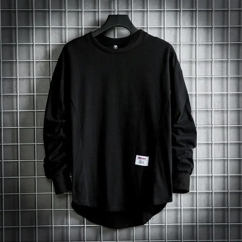 Heritage Drop-Hem Pullover