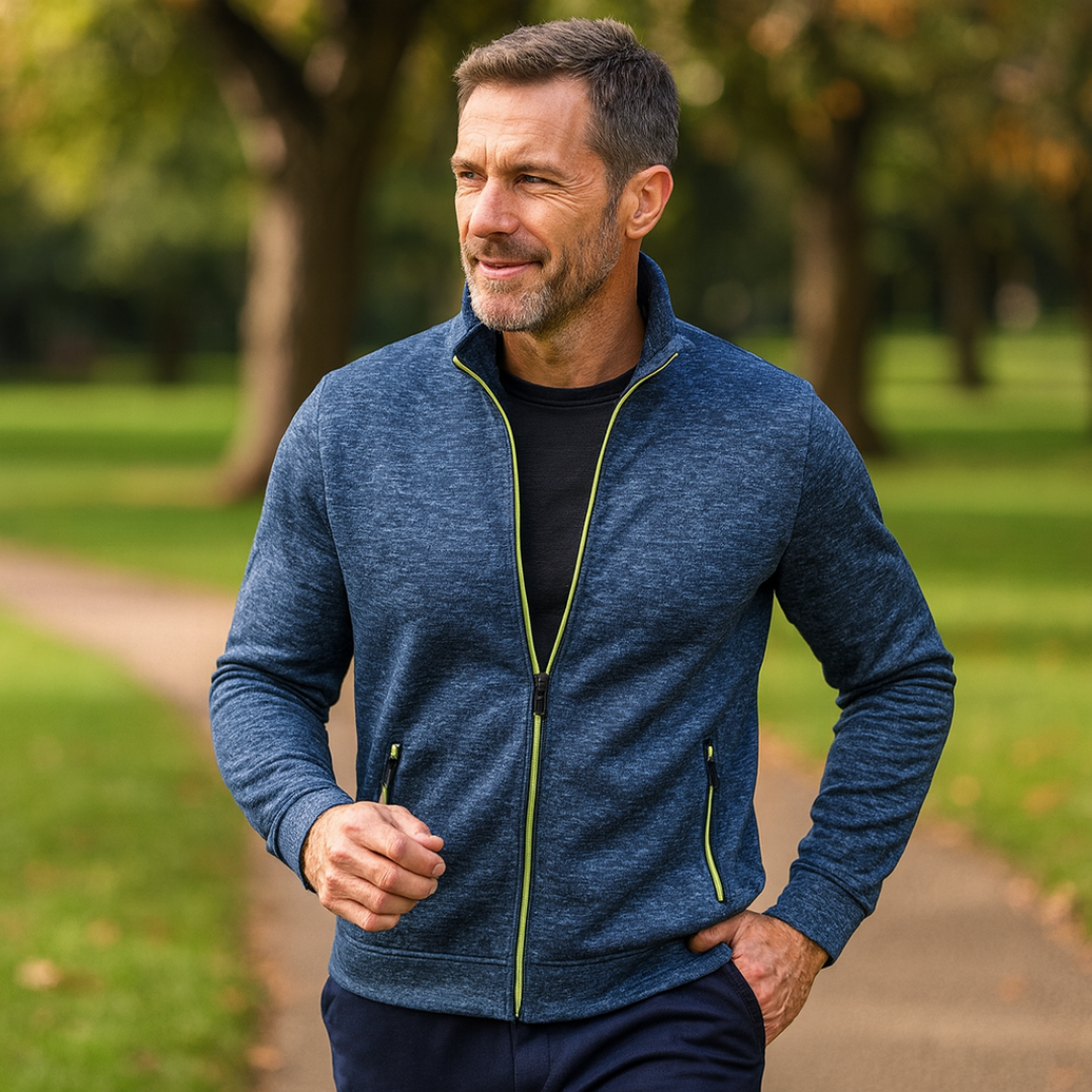 Kasper™ – Klassische Strickjacke mit Reissverschluss