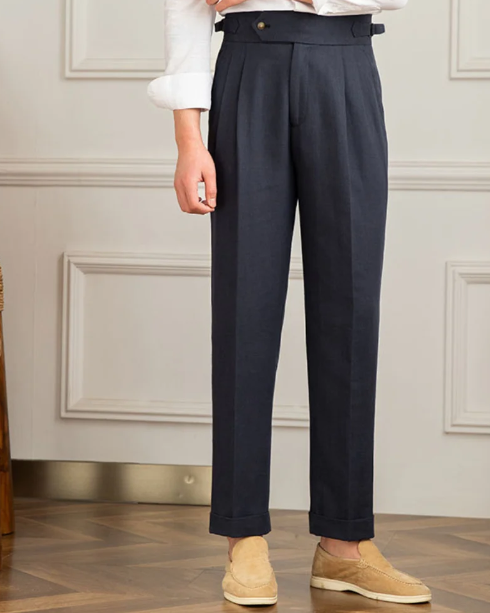 Elias – Elegante Leinenhose für Bali