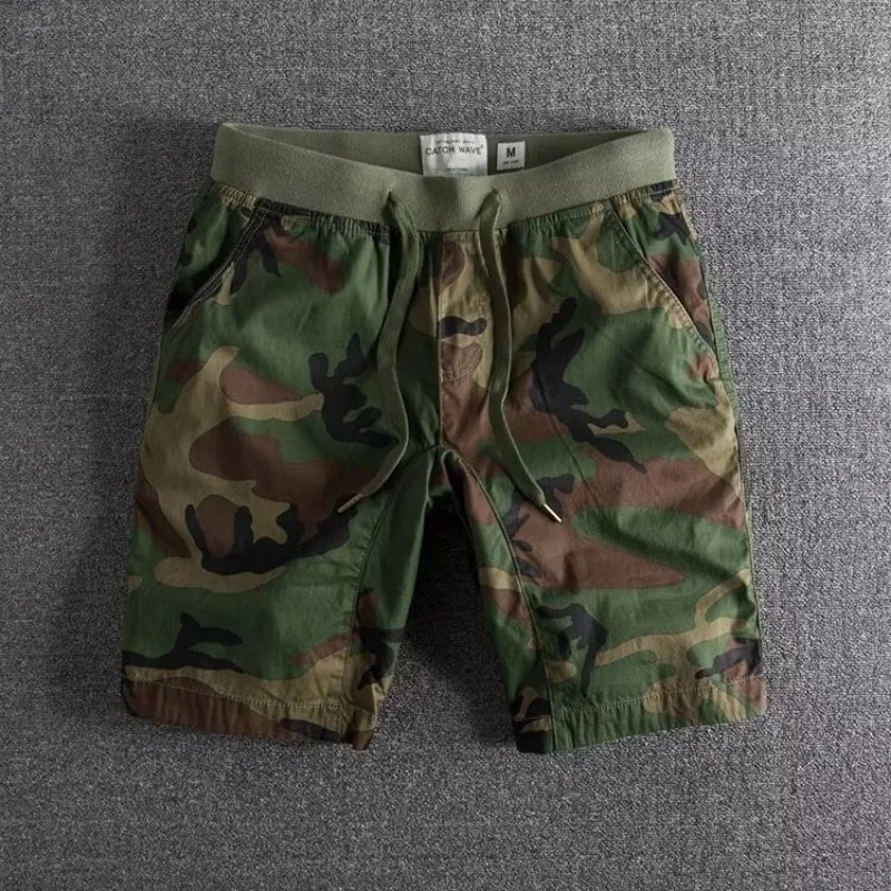 Maximilian – Legere Armee-Shorts für Herren