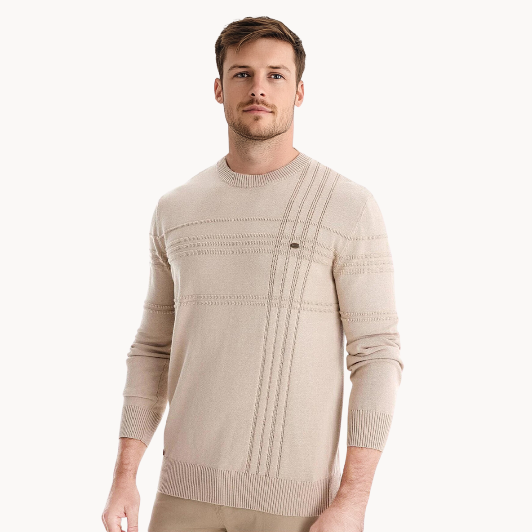 Van Tilburgh™ | Herrenpullover mit Karodesign