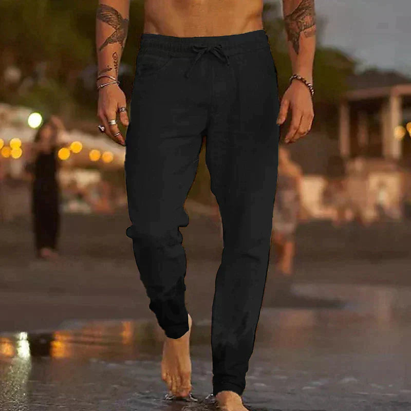 David – Elegante Leinen-Badehose