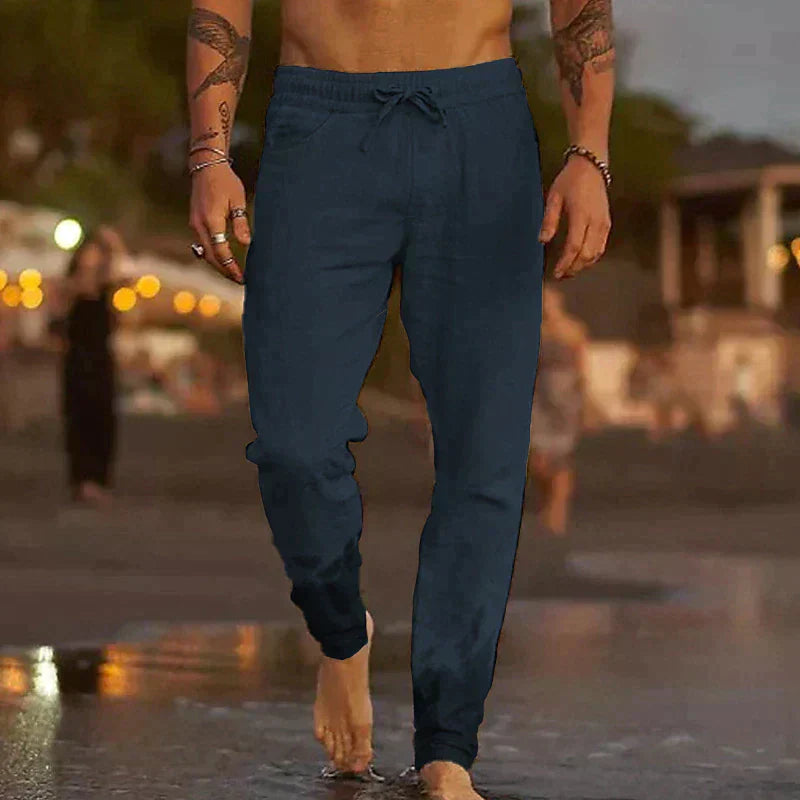 David – Elegante Leinen-Badehose
