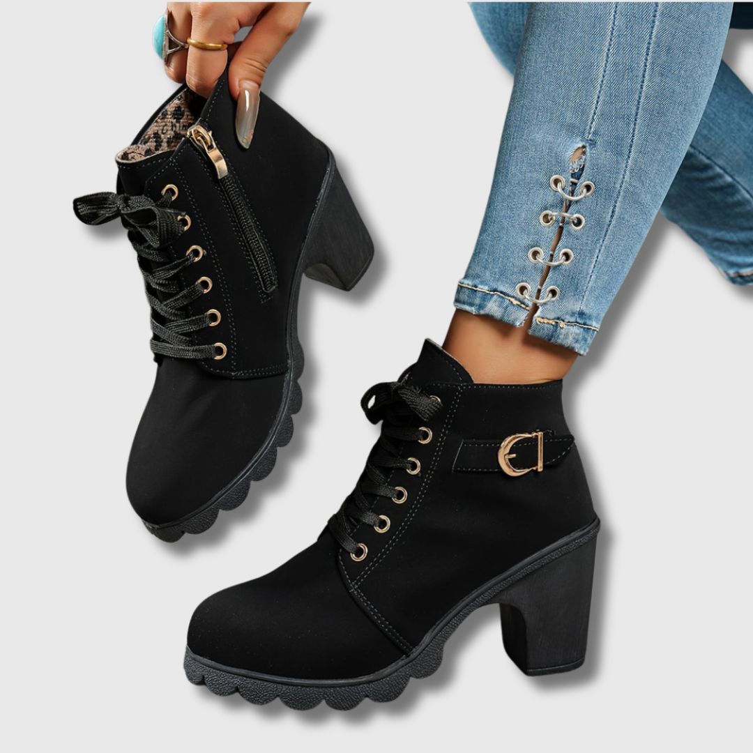 Elena – Bequeme Stiefeletten mit Absatz