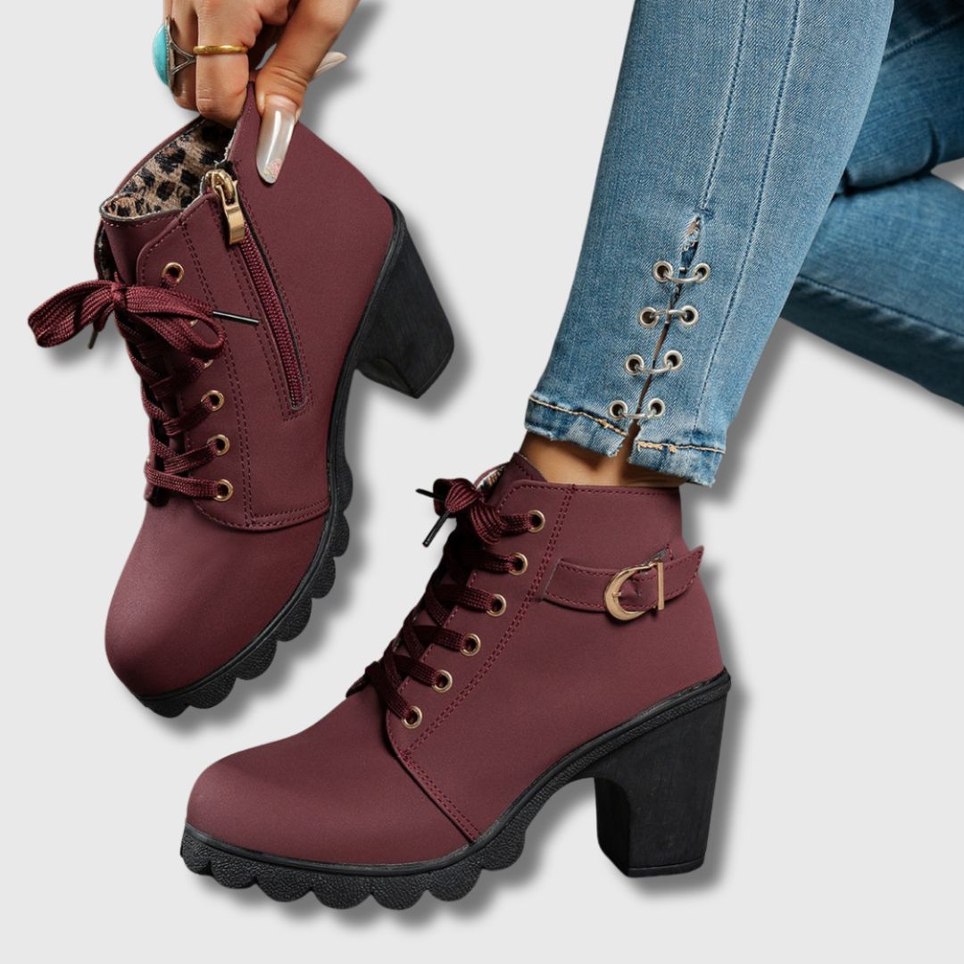 Elena – Bequeme Stiefeletten mit Absatz