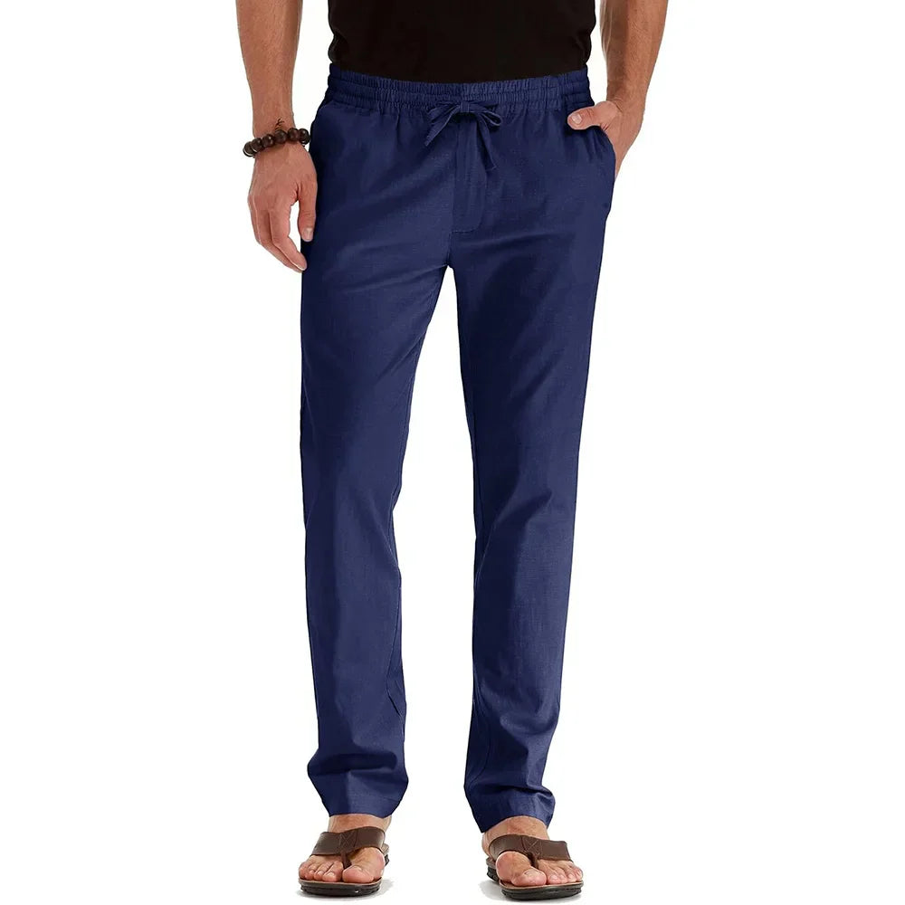 Adrian – Elegante Baumwoll-Leinen-Hose