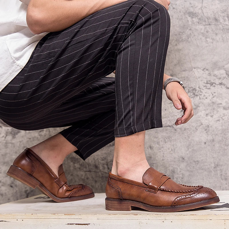 Chic Leather Loafers