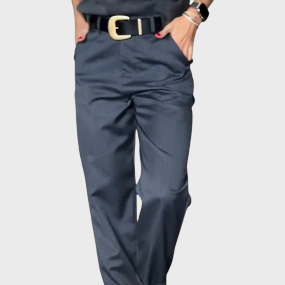 Greta | Gestreifte Anzughose