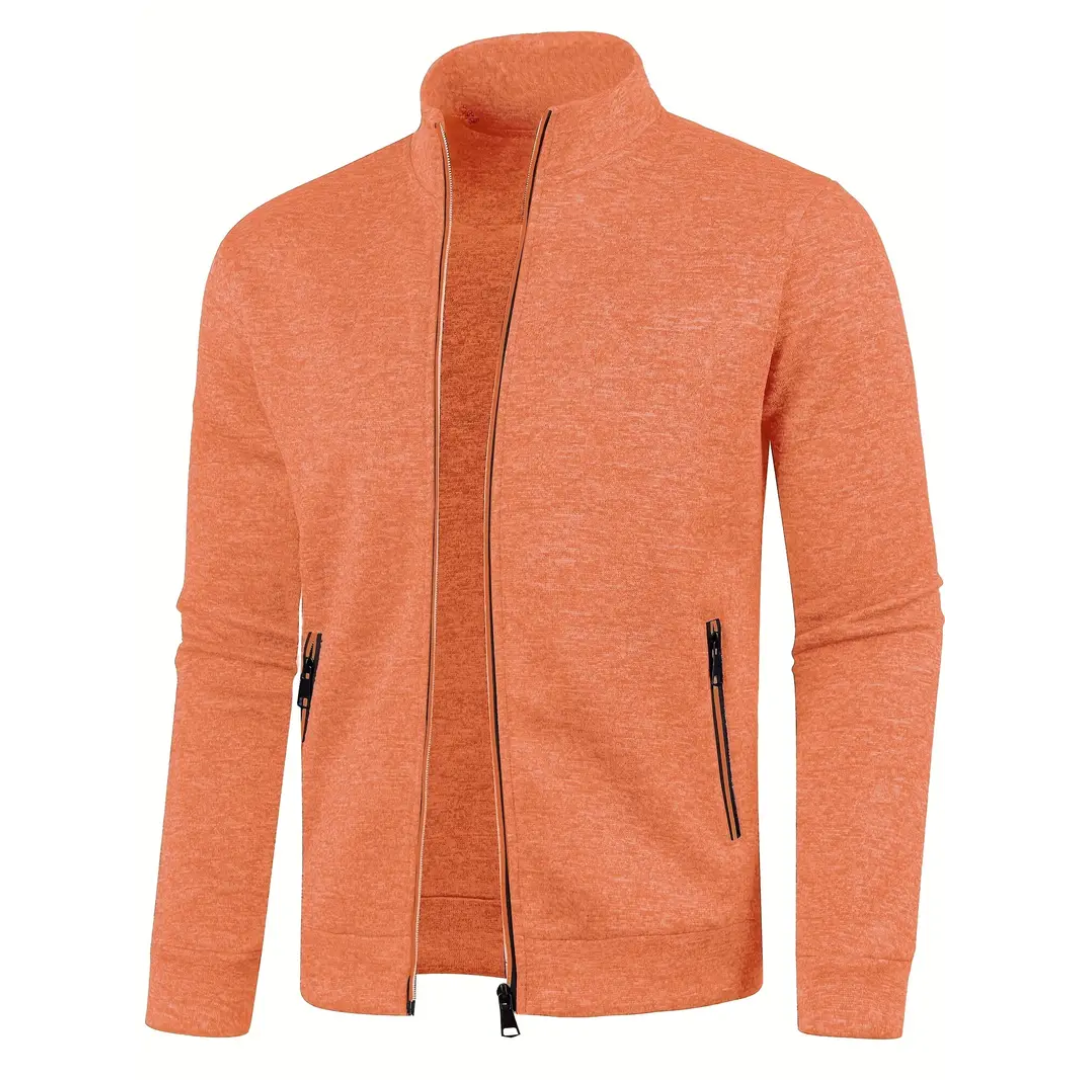 Kasper™ – Klassische Strickjacke mit Reißverschluss
