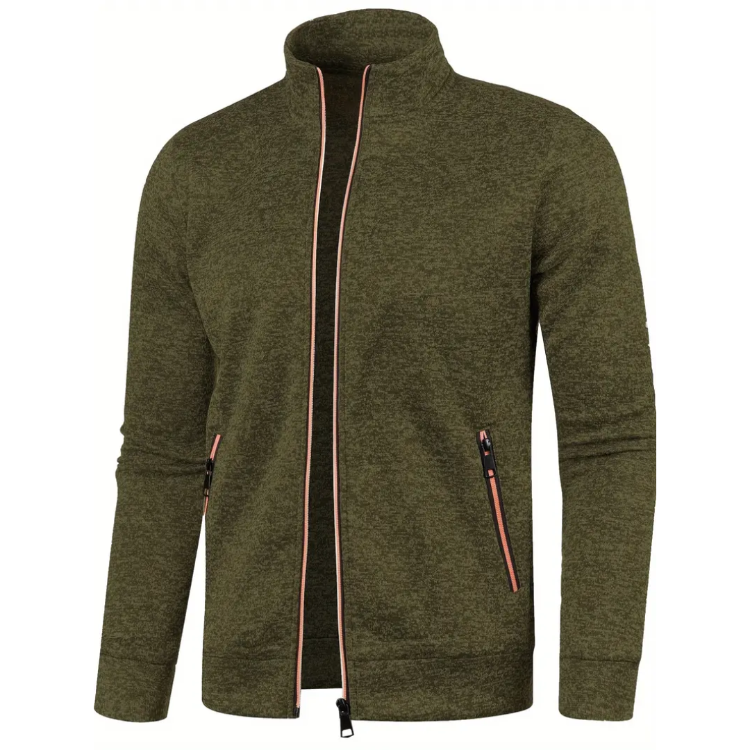 Kasper™ – Klassische Strickjacke mit Reißverschluss