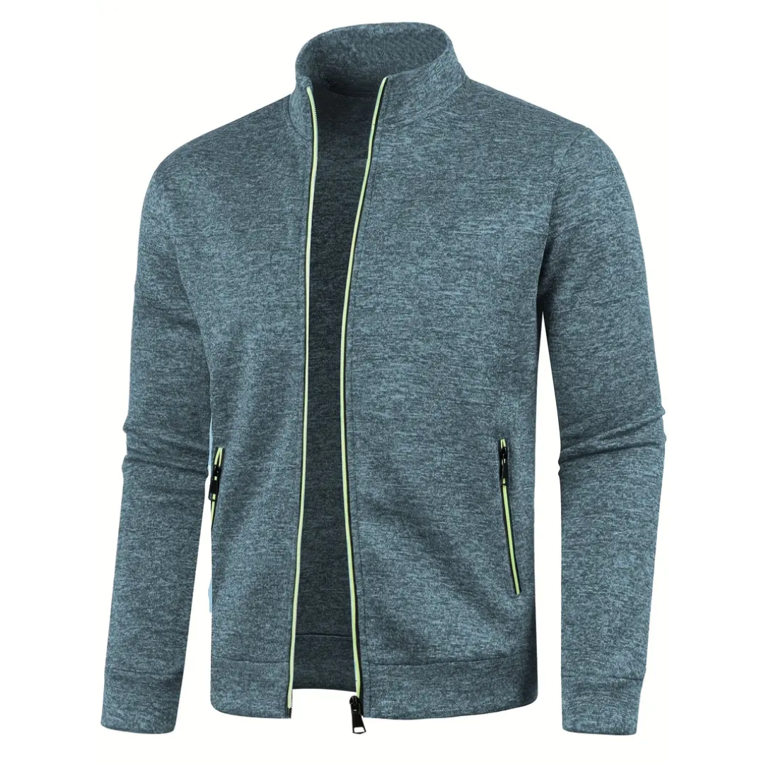 Kasper™ – Klassische Strickjacke mit Reißverschluss