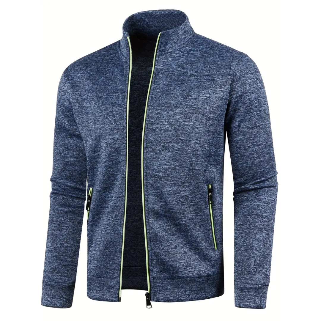 Kasper™ – Klassische Strickjacke mit Reißverschluss