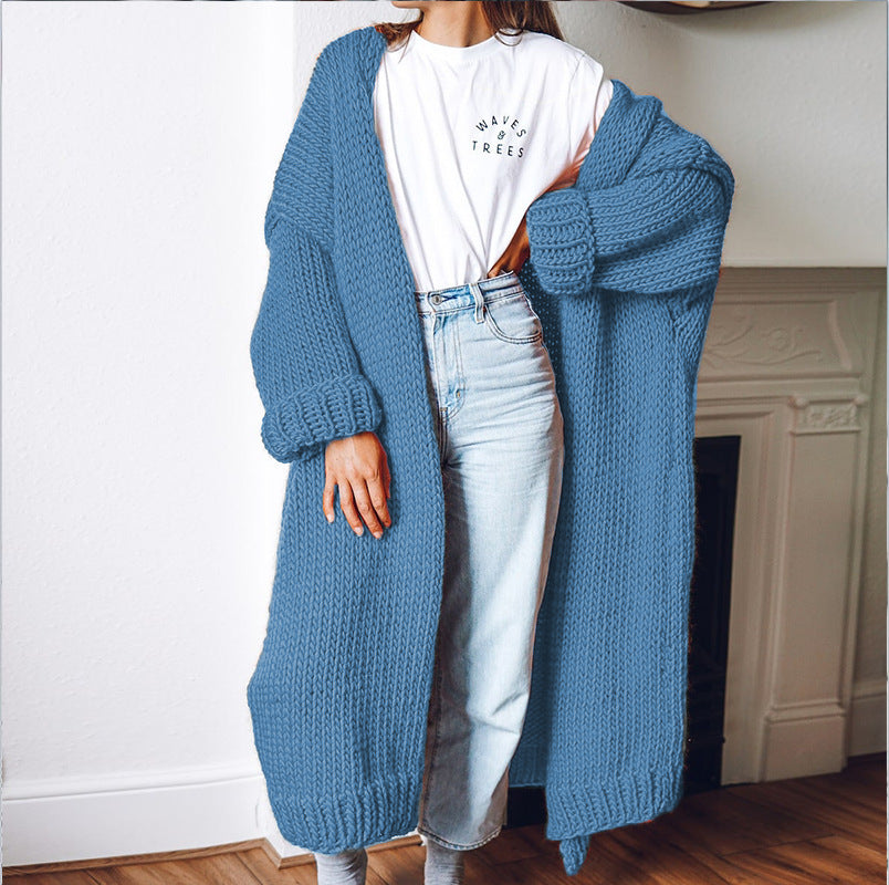 Sofia – Langer Strick-Cardigan mit lockerer Passform für Damen