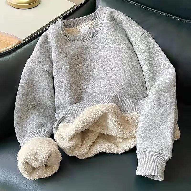 Kyma - Unisex Rundhals-Sweater mit Lammwoll-Futter – 350g Extra Warm, M–5XL