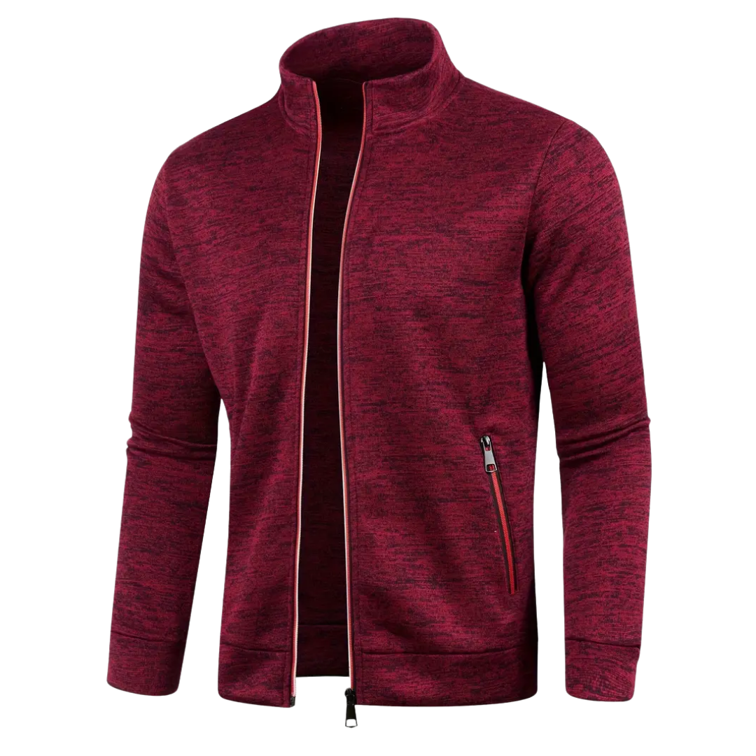 Kasper™ – Klassische Strickjacke mit Reißverschluss