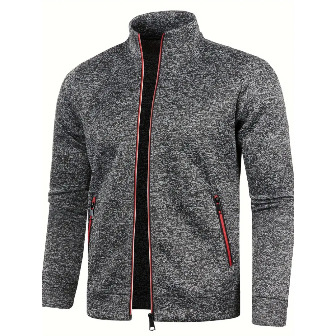 Kasper™ – Klassische Strickjacke mit Reißverschluss