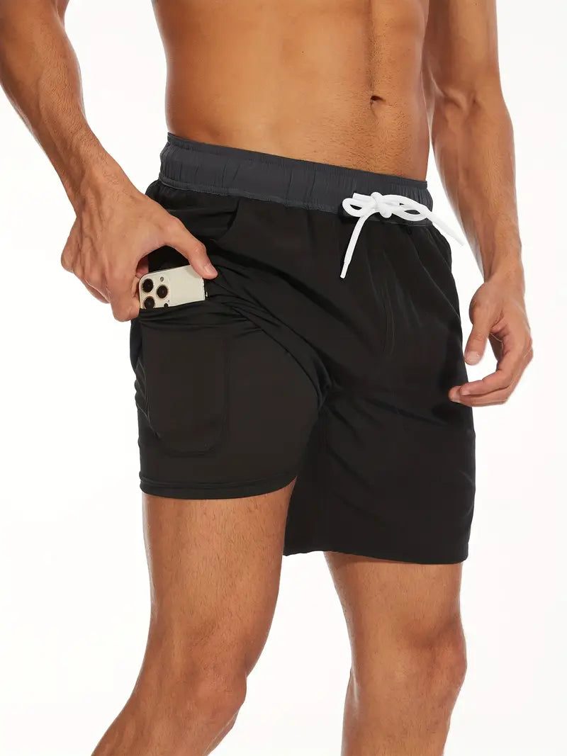 David – Stilvolle Schwimmshorts mit Taschen