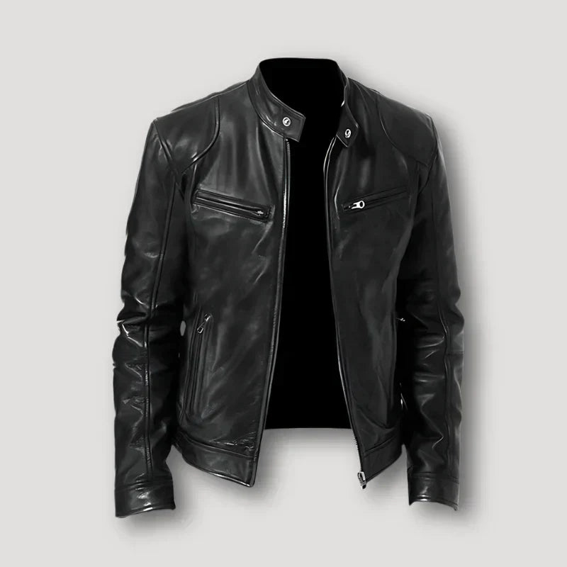 Rino™ | Lässige Lederjacke