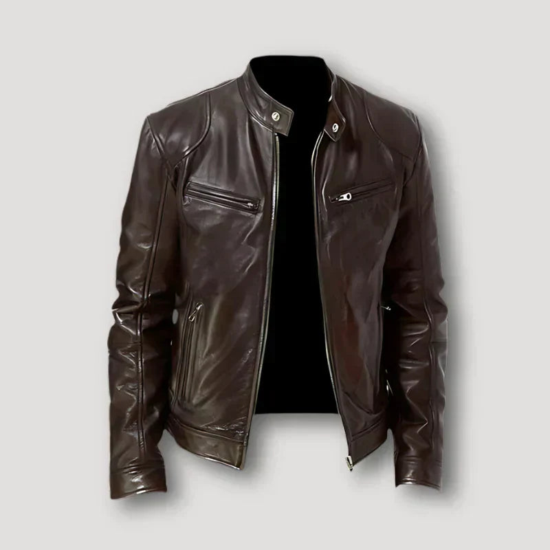 Rino™ | Lässige Lederjacke