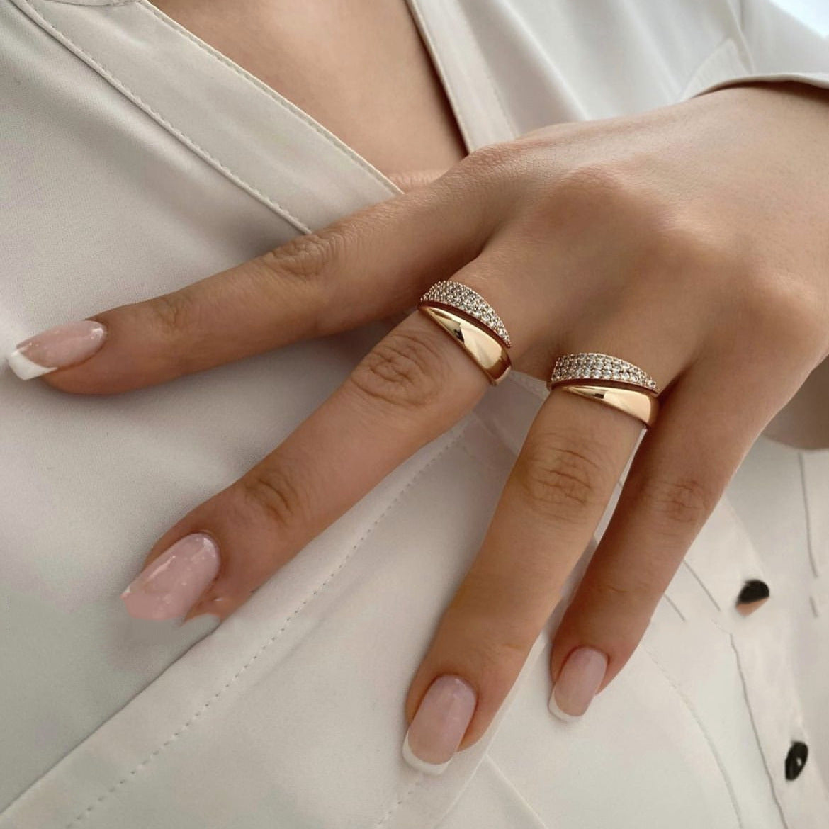 Eleganz Haven Ring | Unterstützung bei Brustkrebs [1 + 1 GRATIS]