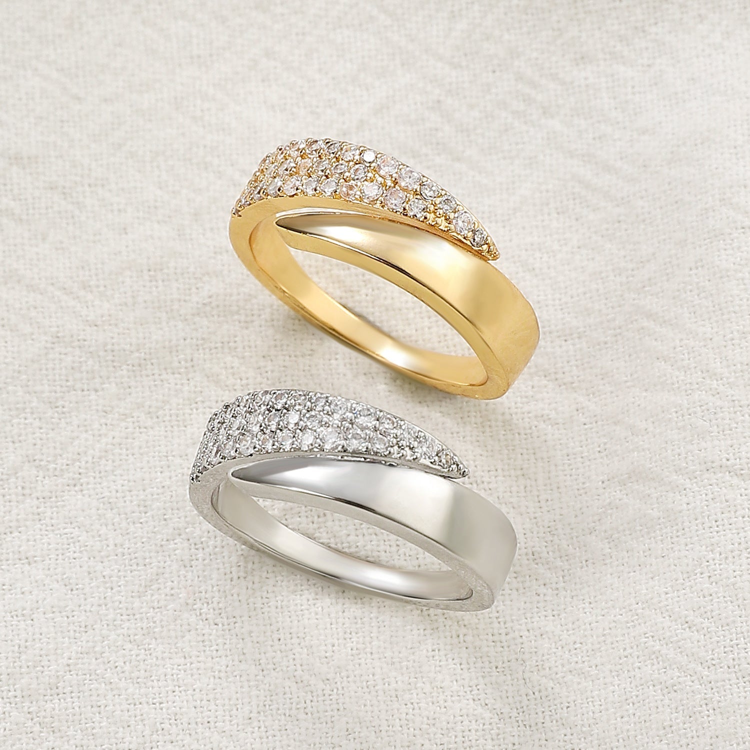 Eleganz Haven Ring | Unterstützung bei Brustkrebs [1 + 1 GRATIS]