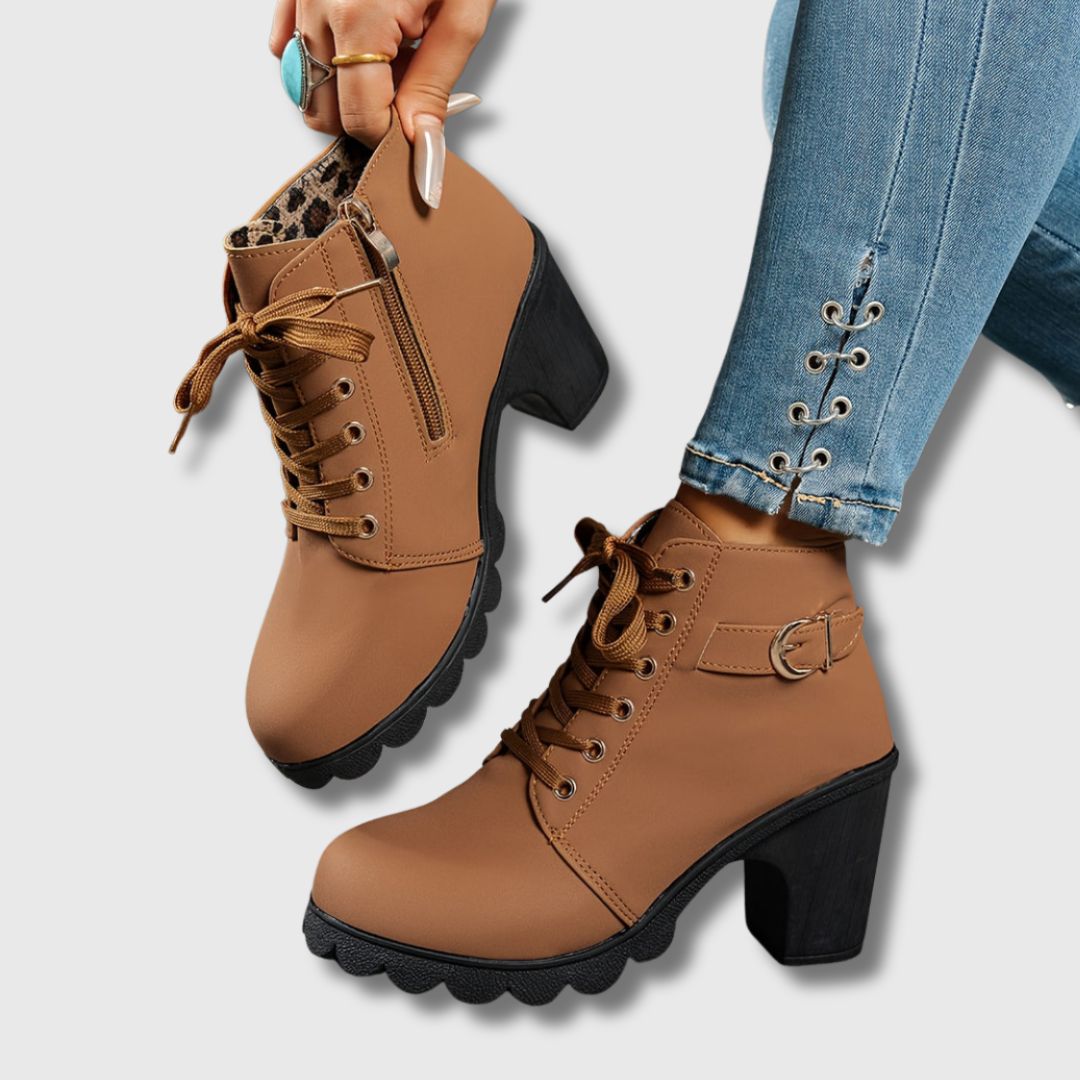 Elena – Bequeme Stiefeletten mit Absatz
