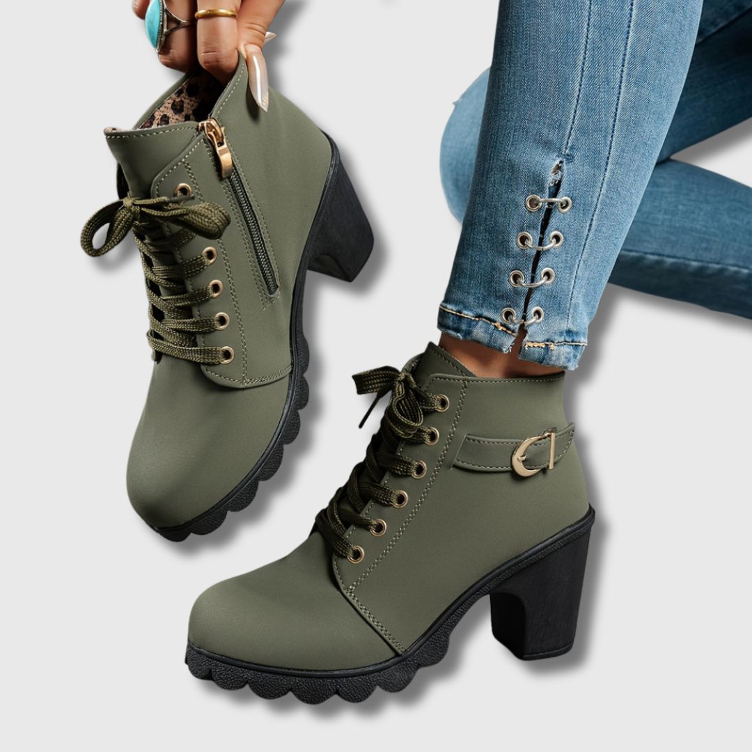 Elena – Bequeme Stiefeletten mit Absatz