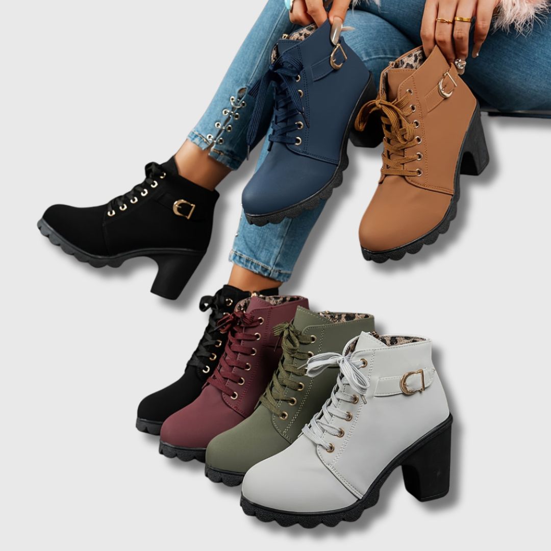 Elena – Bequeme Stiefeletten mit Absatz