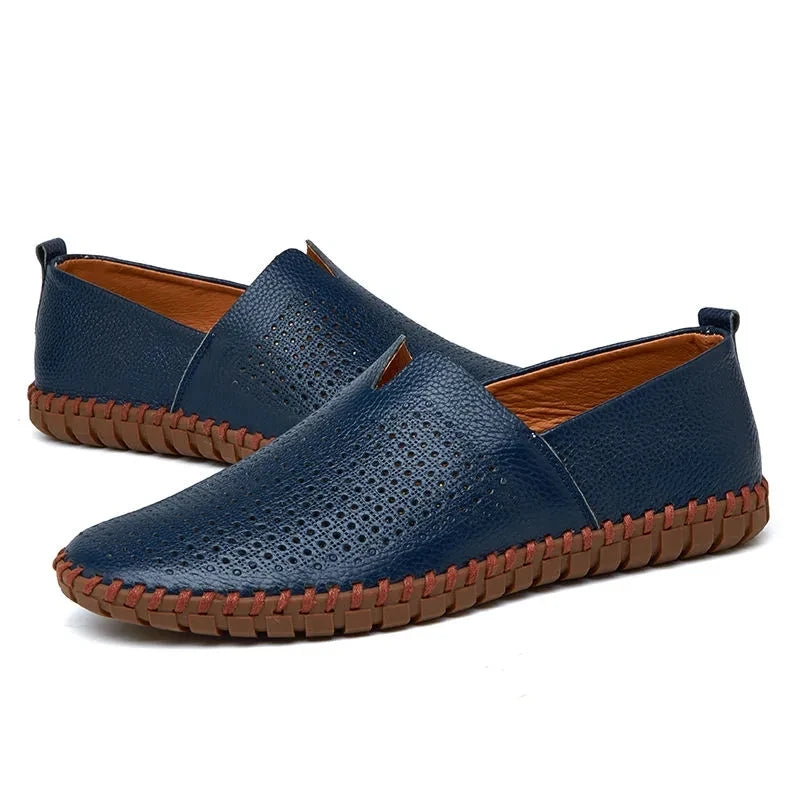 Elegant Breathable Leather Loafers