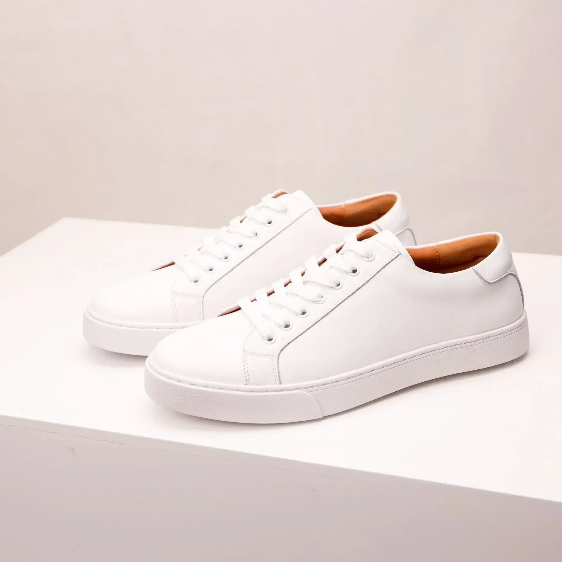 Genuine Leather Sneakers