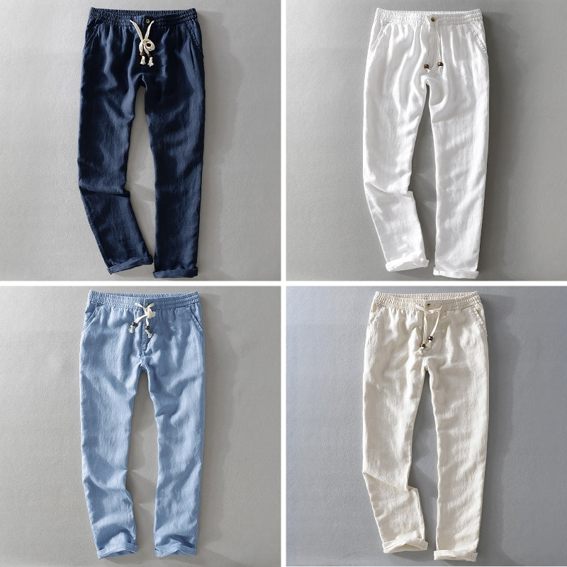 Benedikt – Elegante Leinenhose für Ibiza