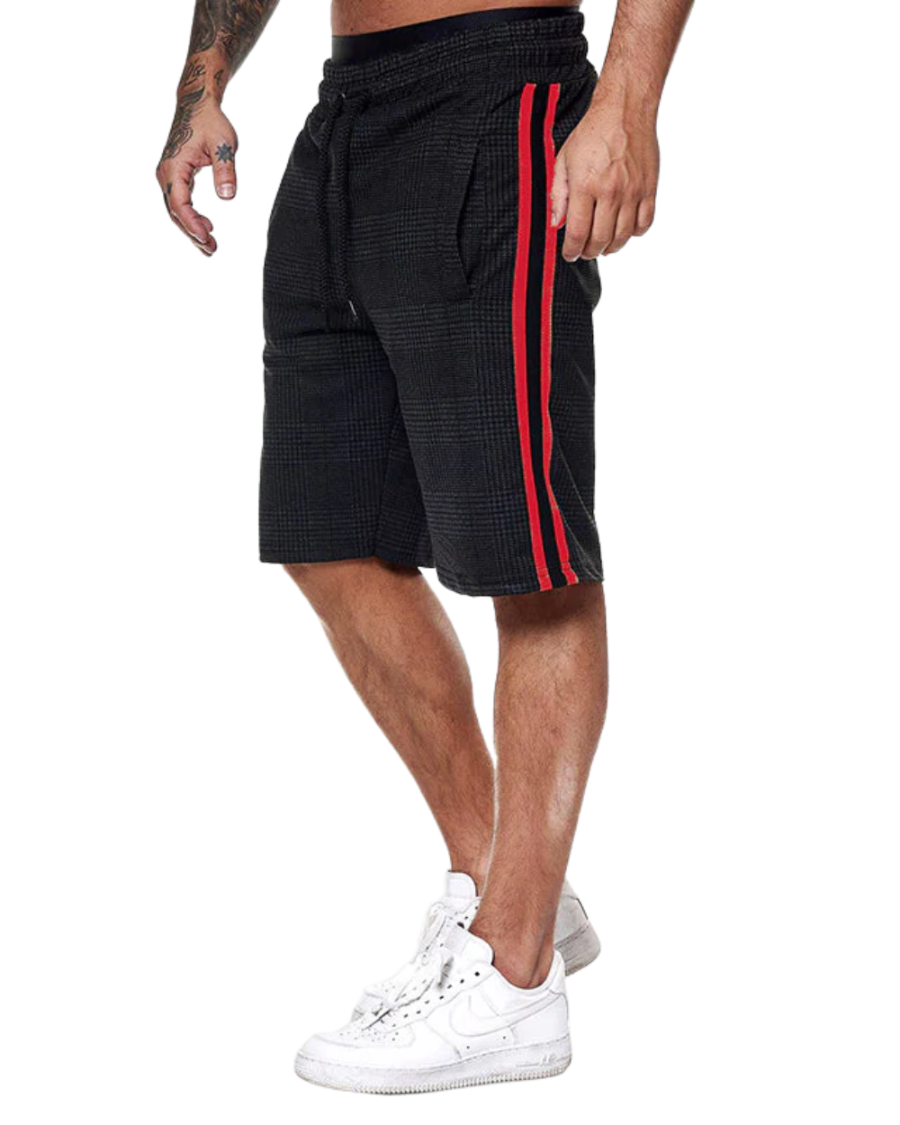 David – Stilvolle Karotten-Shorts in Plaid