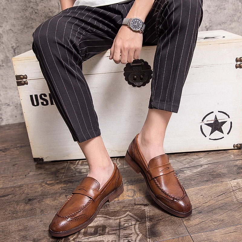 Chic Leather Loafers